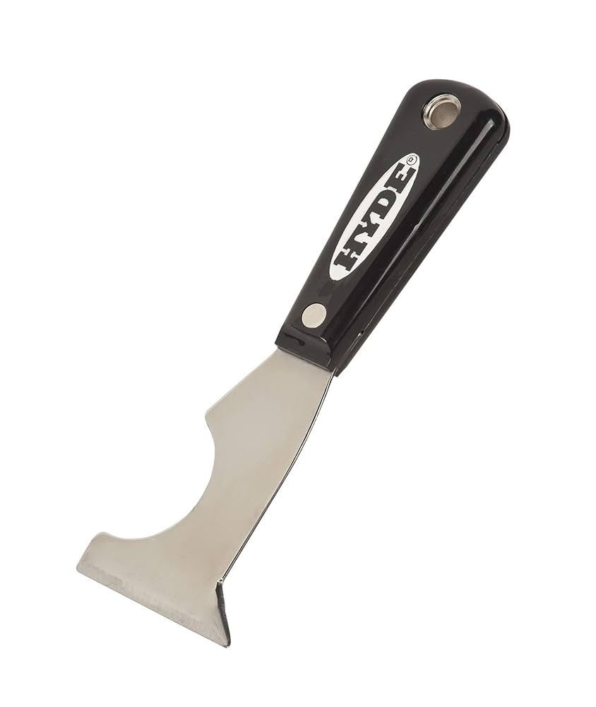 Hyde 02970 Black & Silver 5-in-1 Multi-Tool - Caulk Remover